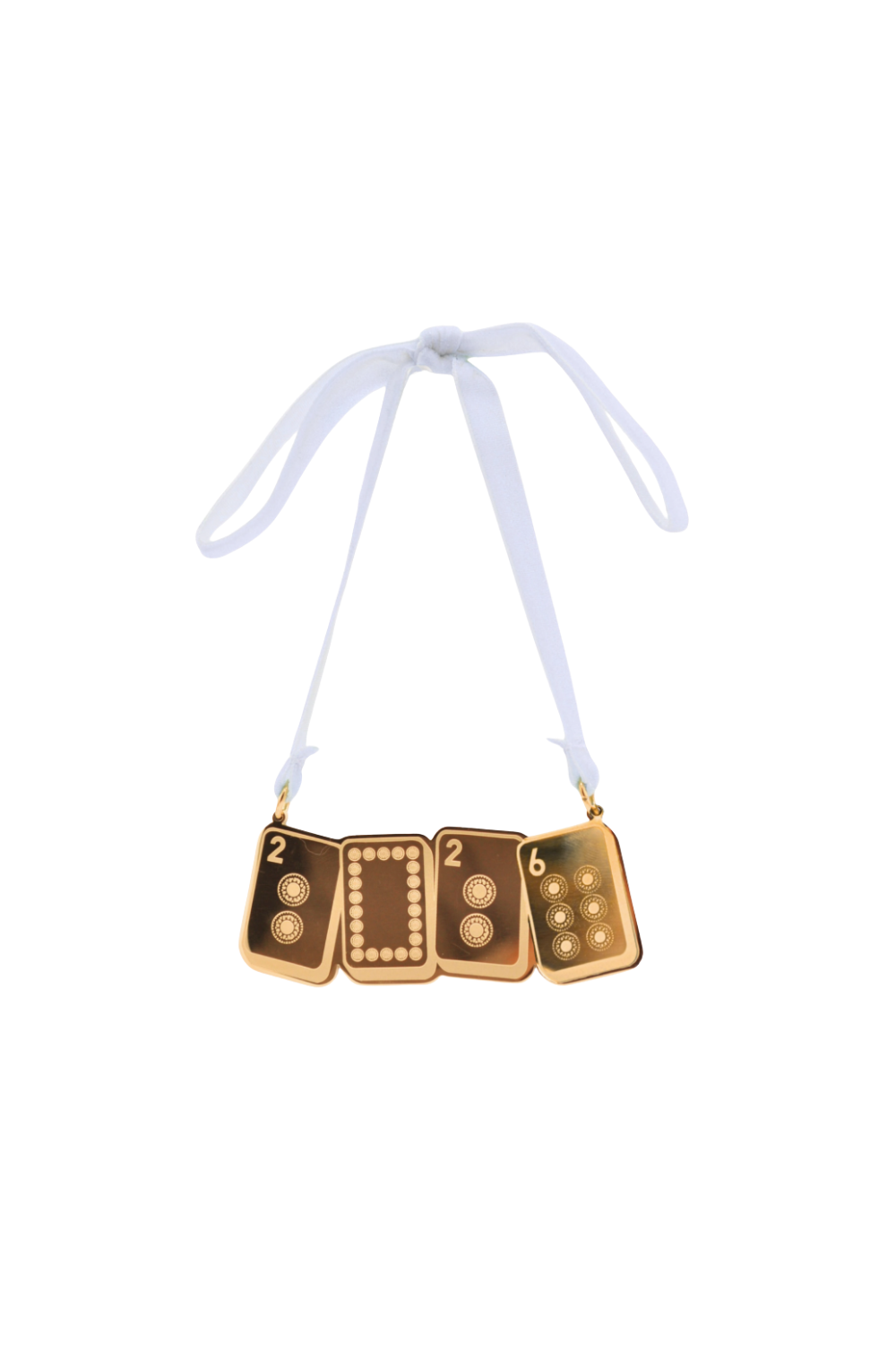 Limited Edition 2026 Engraved Mahjong Ornament