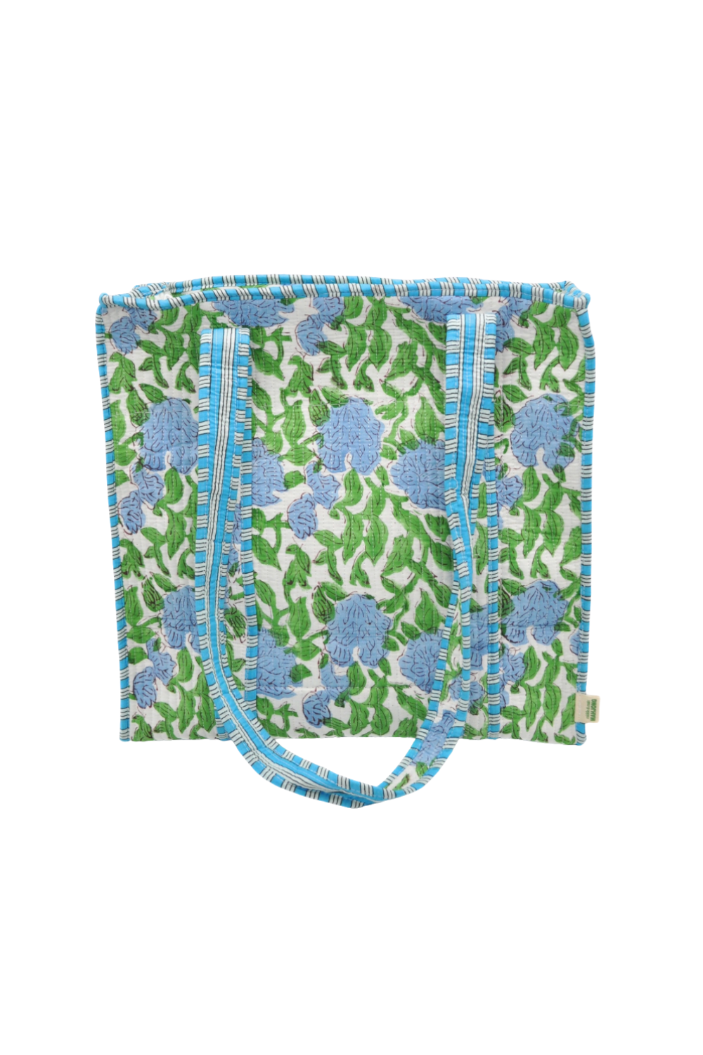 Hydrangeas On A Blue Bird Day Floral Mahjong Tote