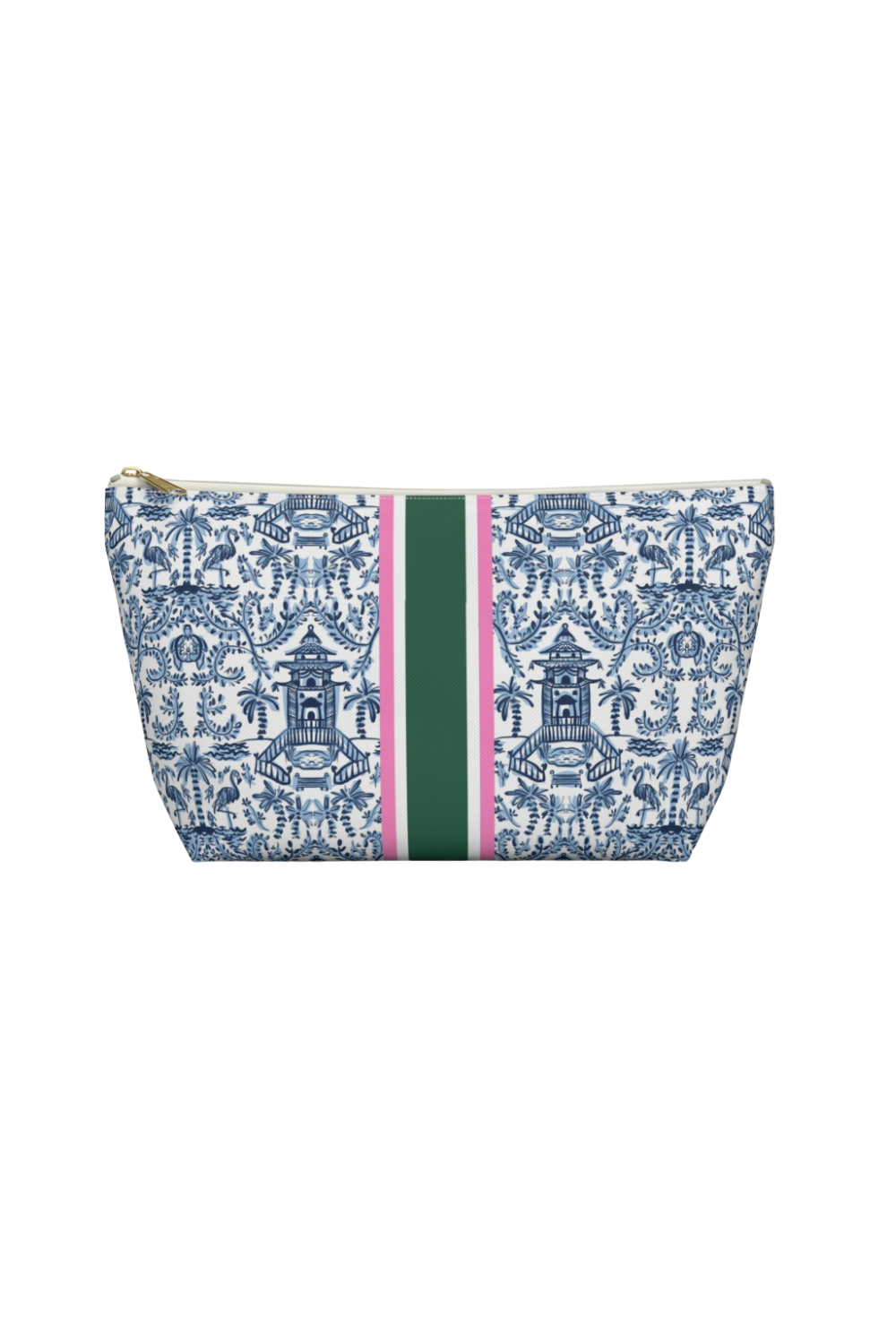 Colorful Chinoiserie Mahjong Tile Pouch