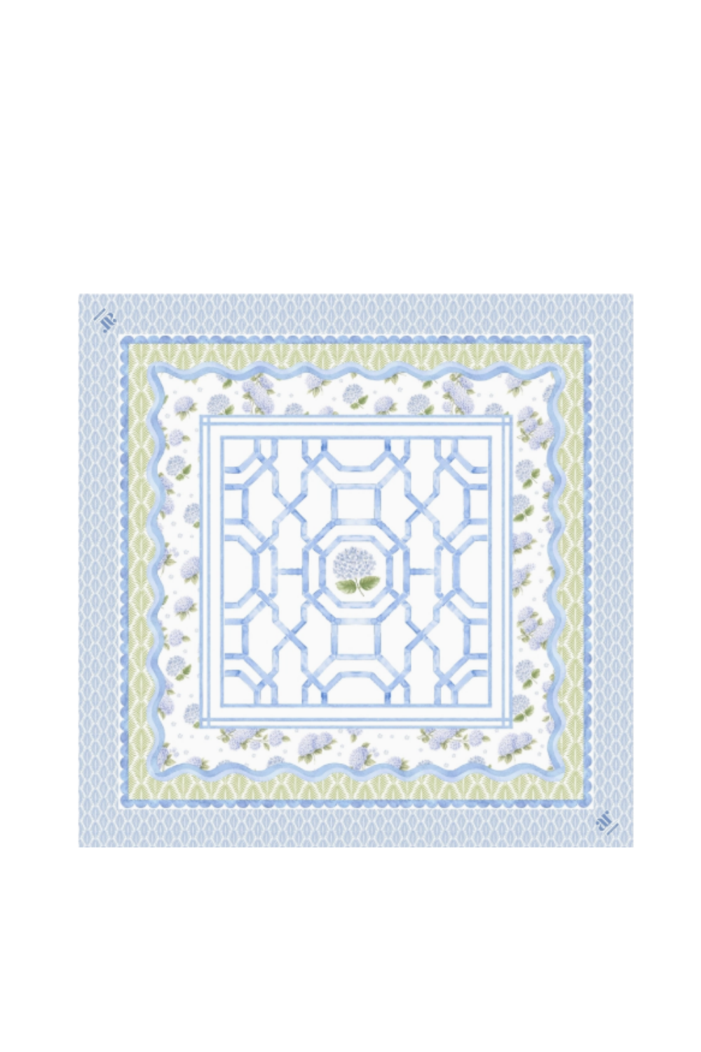 Hamptons Hydrangea Mahjong Mat