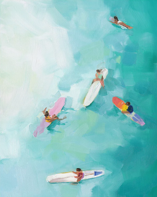Surf's Up - 24x36 Wrapped Canvas