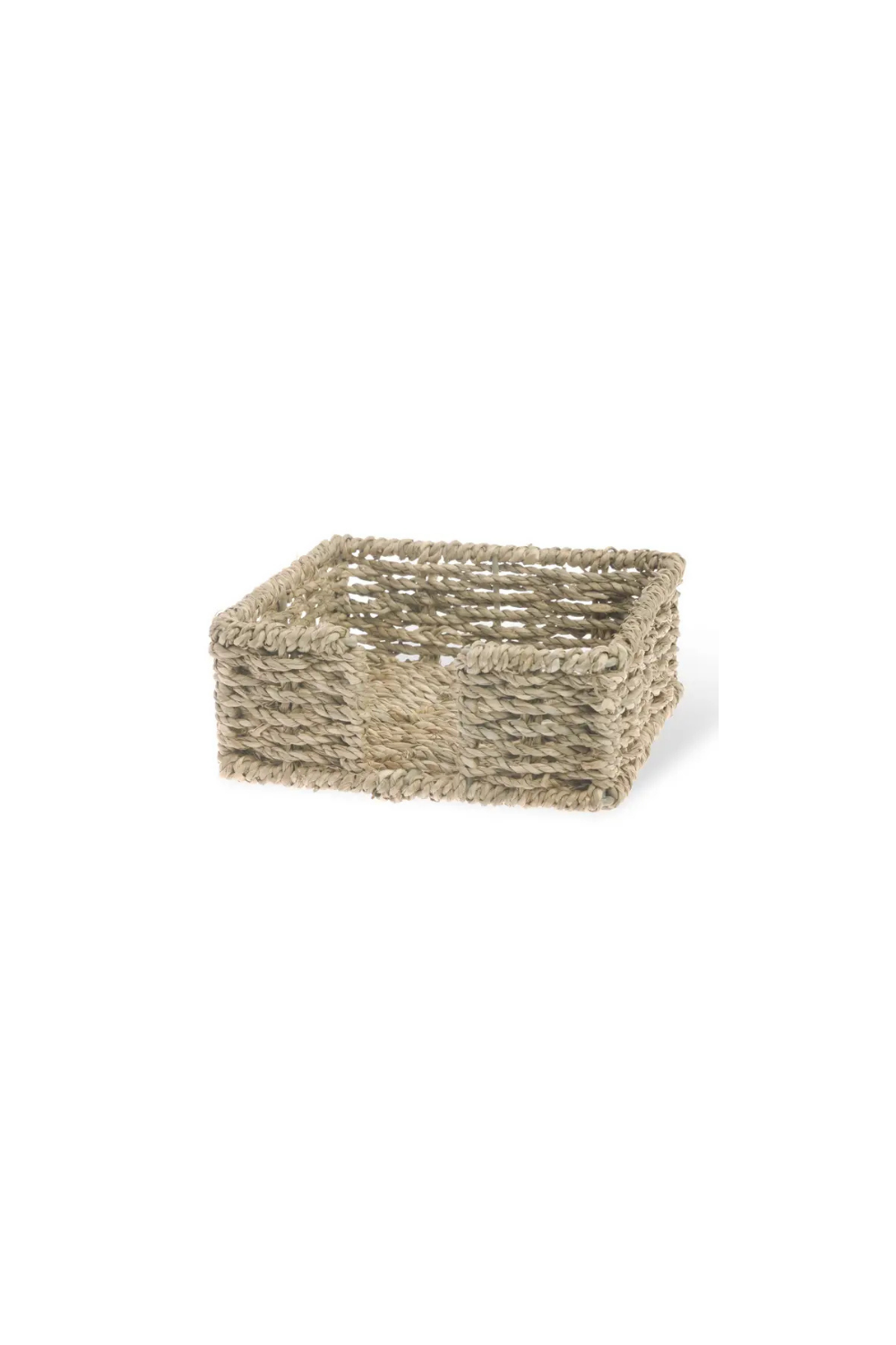 Paper Cocktail Napkin Seagrass Caddy