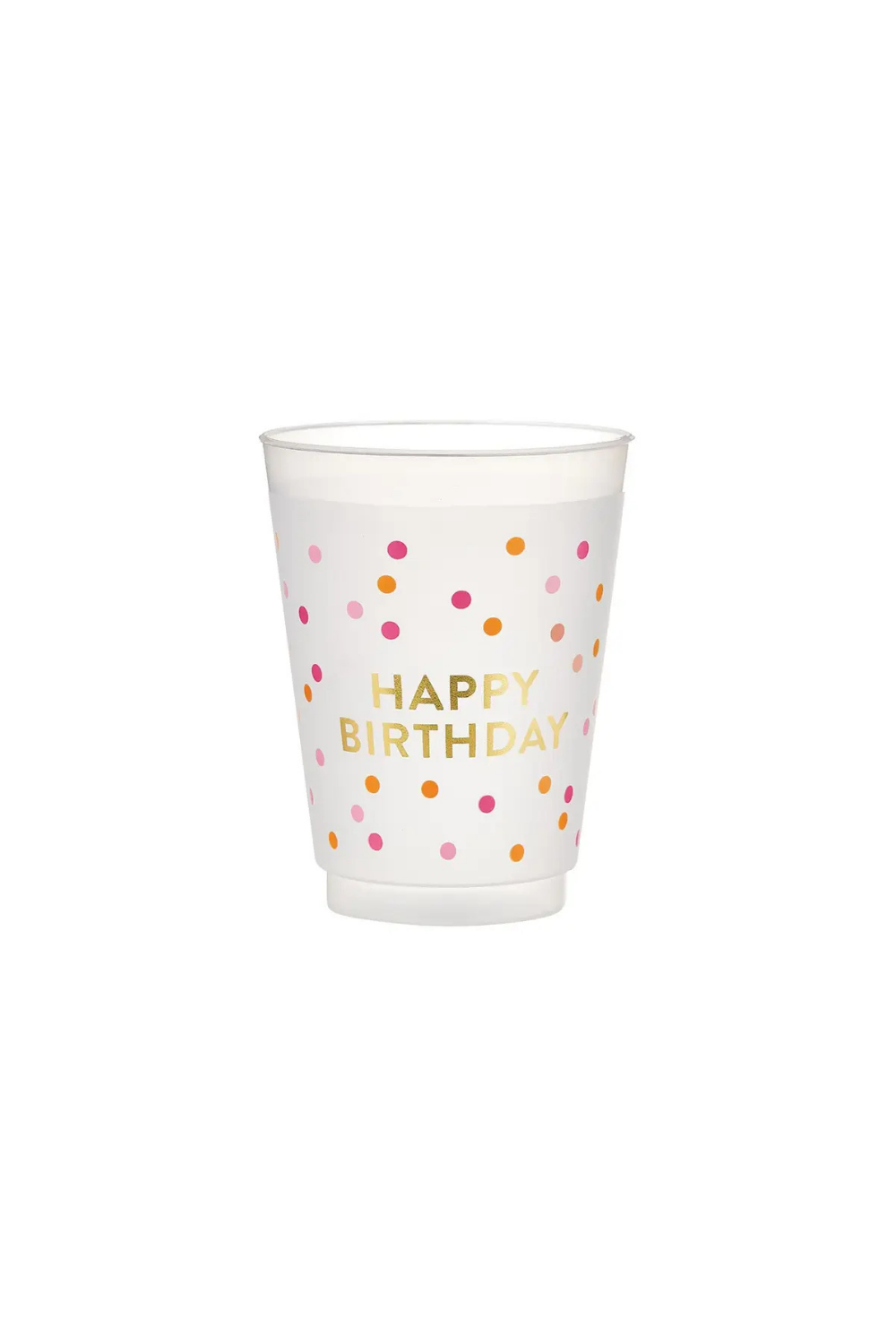 Gold Foil Frost Cup