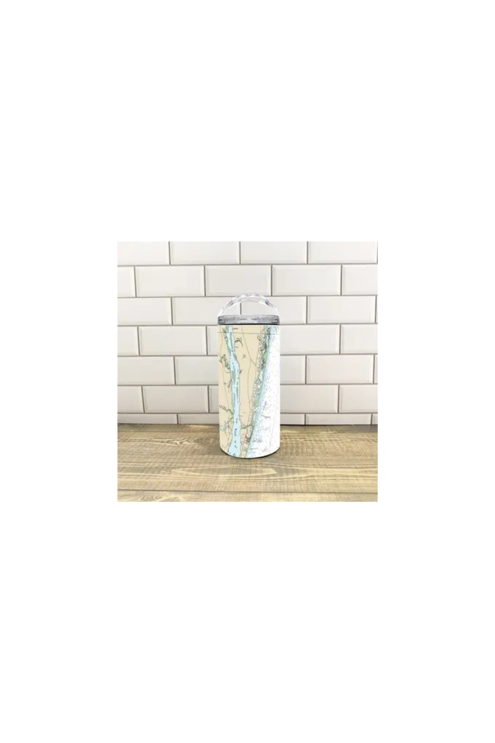 Nautical map Tall Can Insulated Tumbler