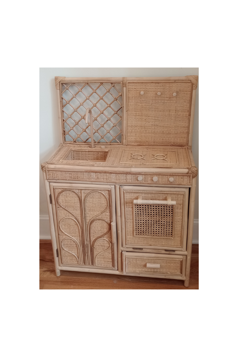 Rattan Play Kitchen