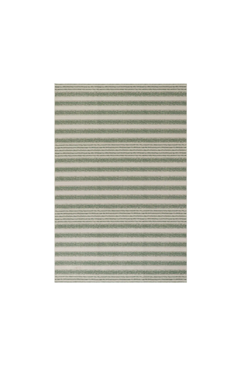 Vion Coastal Striped Green 3'x5' - Machine Washable