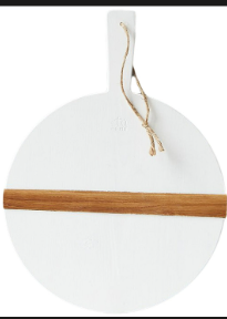 White Round MOD Charcuterie Board