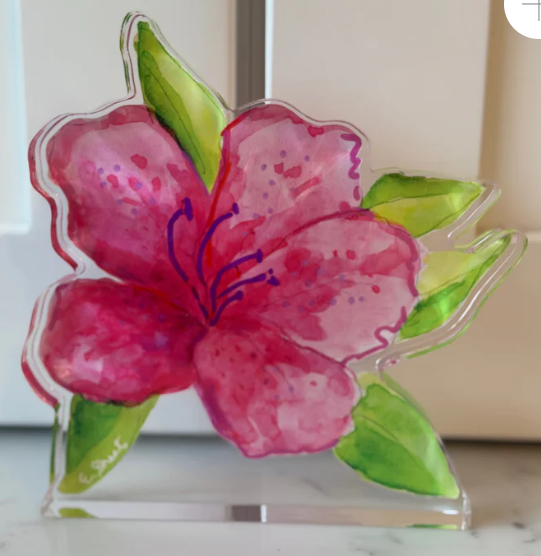 Azalea Acrylic Block