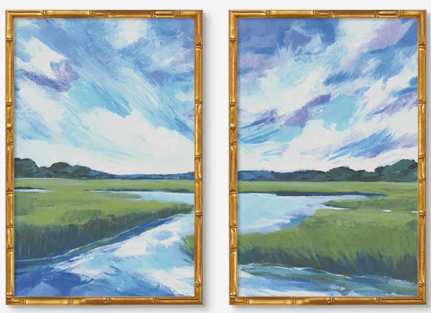 Keeps Me Singing Split - 24x36 stretched Canvas