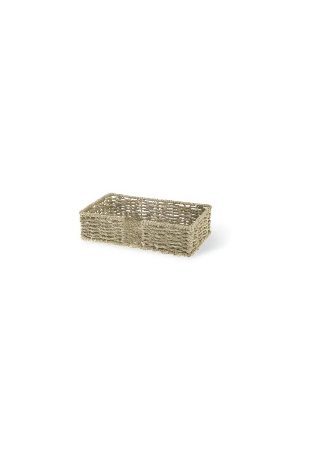 Paper Guest Towel Seagrass Caddy