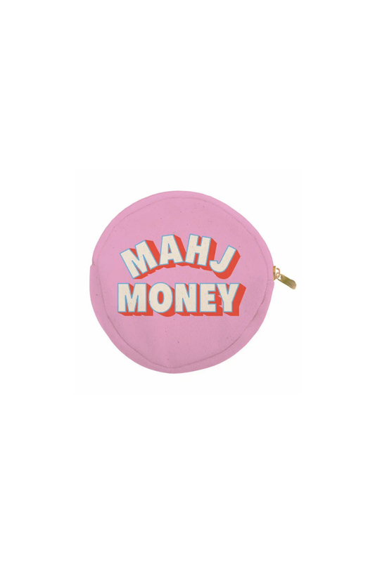 Mahjong Zippered Card Pouch - Mahj Money