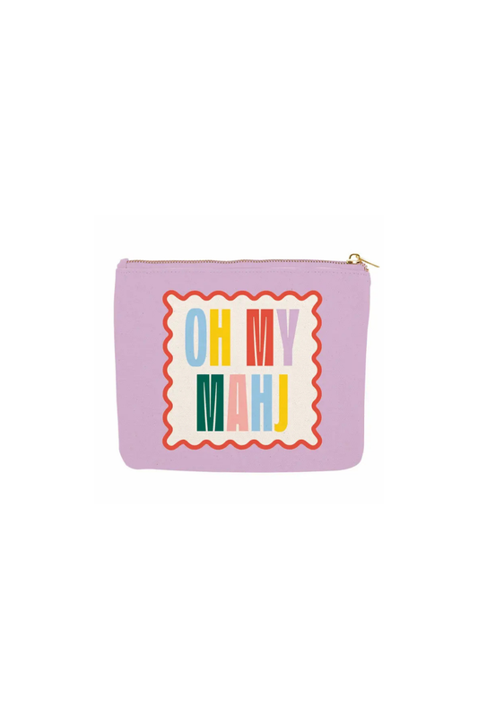 Mahjong Zippered Card Pouch - Oh My Mahj