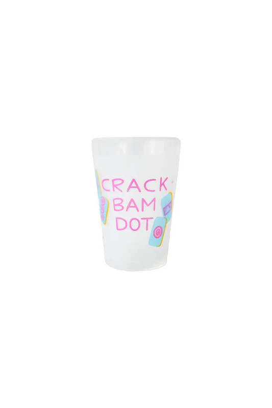 Mahjong Crack Bam Dot Frosted Party Cups