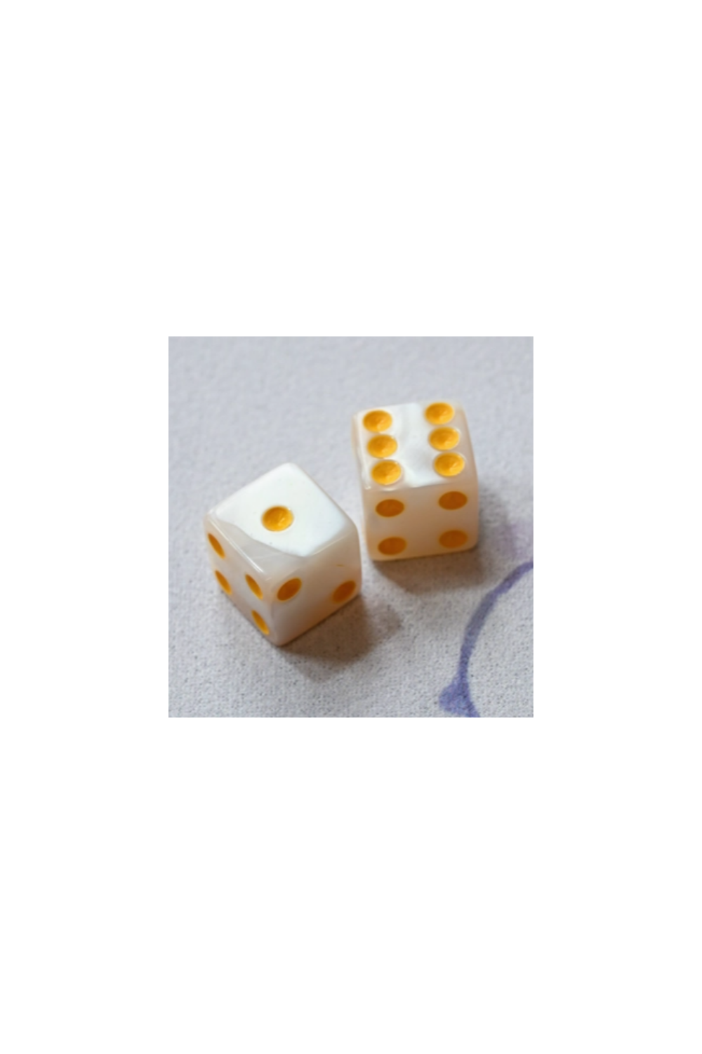 Mahjong Dice - Pearl & Gold