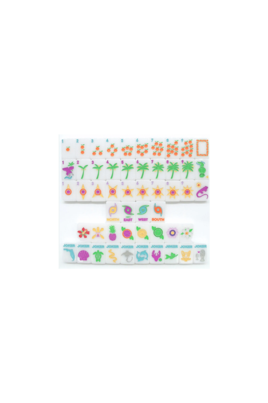 Mahjong Tile Set - Florida Inspired