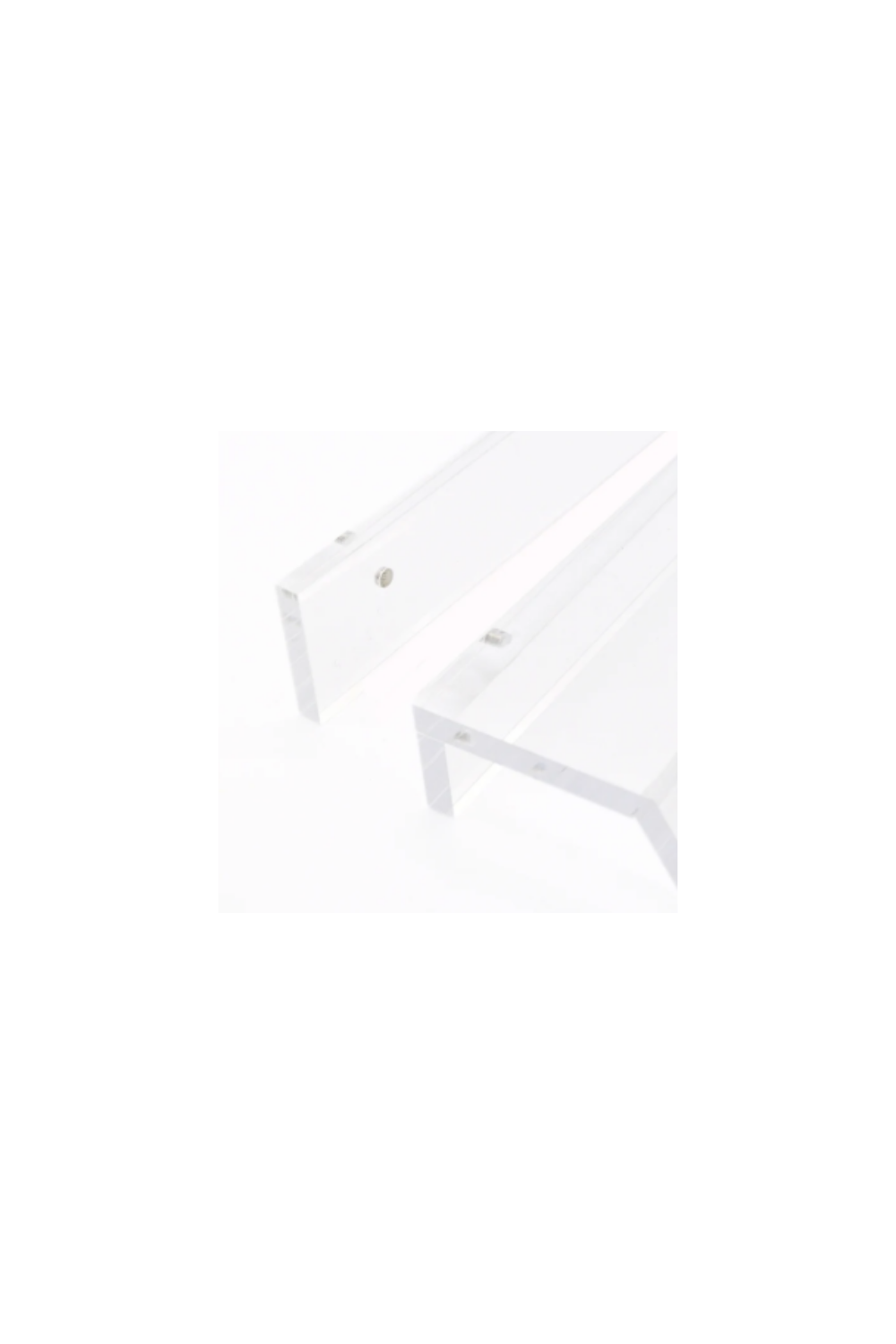 Clear Acrylic Mahjong Rack and Pusher, Set of 4