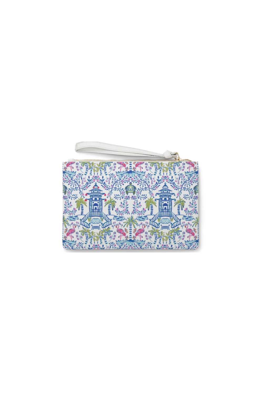 Colorful Chinoiserie Mahjong Card Pouch
