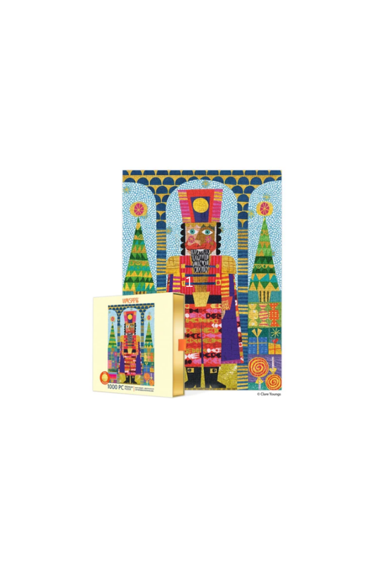 1000 Piece Puzzle - Festive Nutcracker Gold Foil