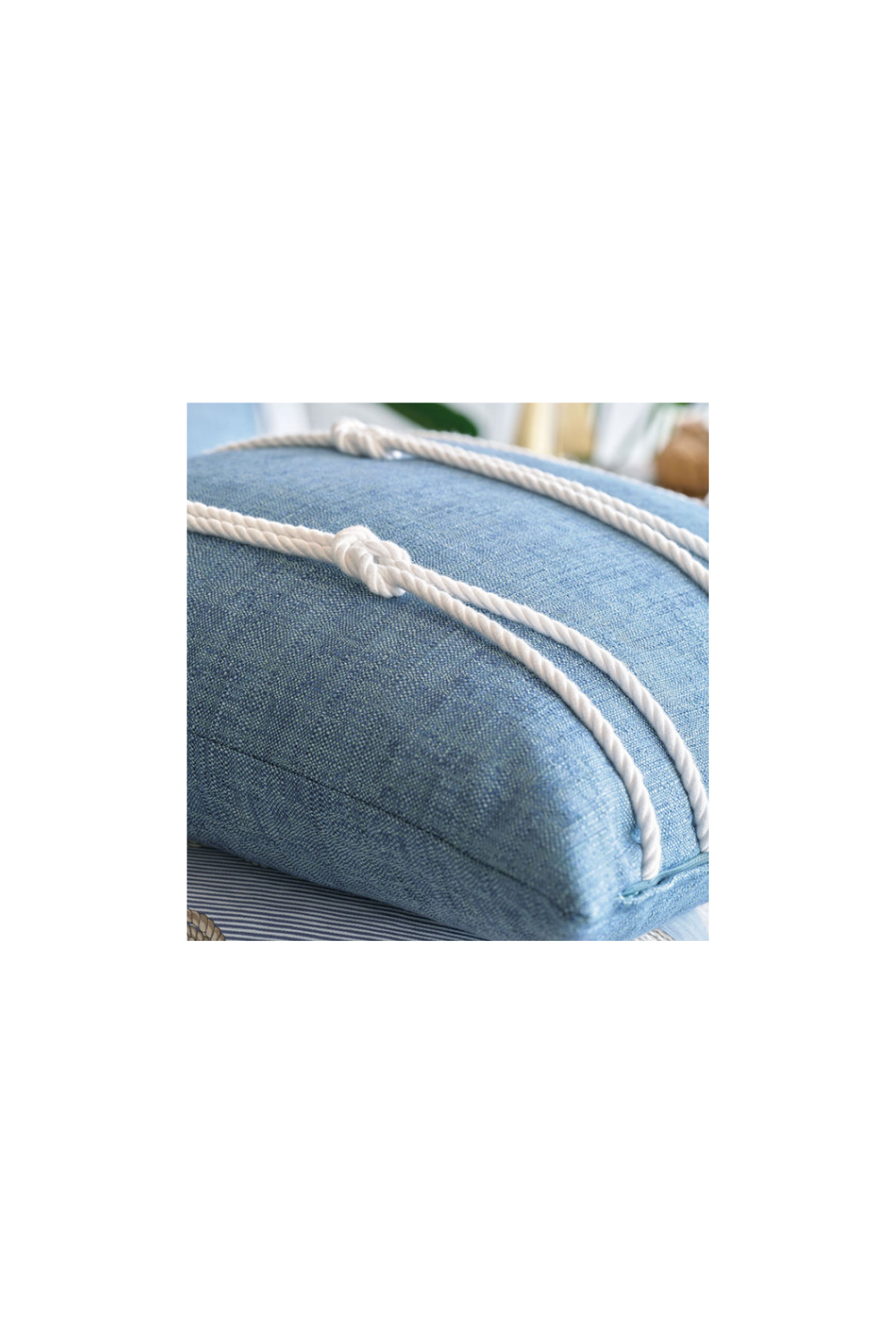 Knot Decorative Pillow - 20: x 20"