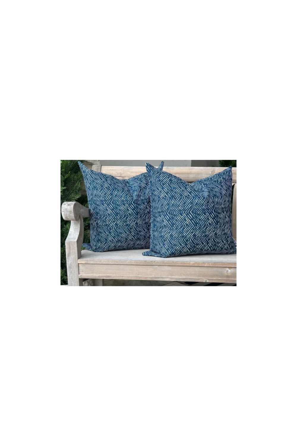 Zig-Zag Outdoor Weighted Pillow - 20"x20"