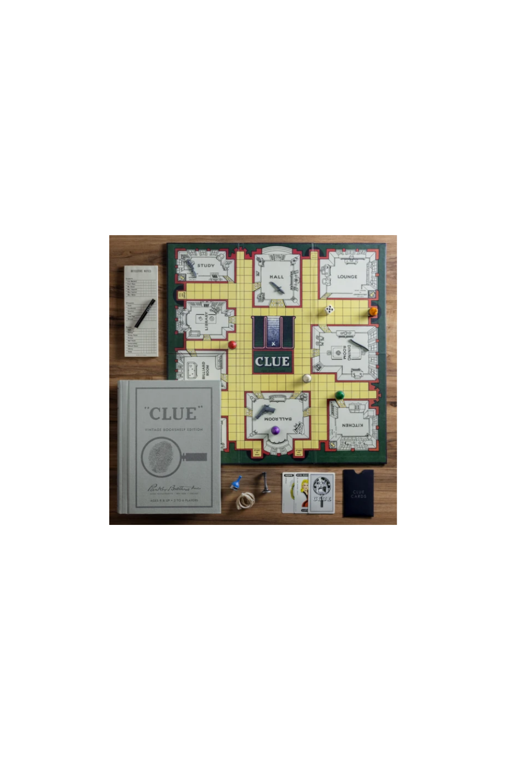 Clue Vintage Bookshelf Edition