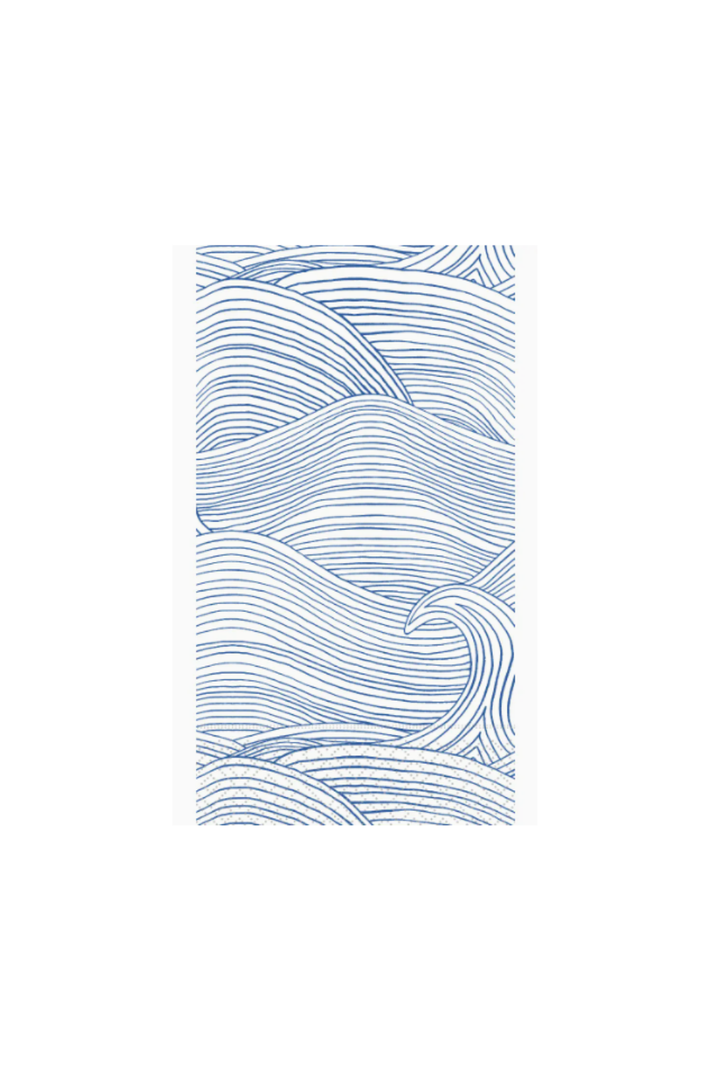 Guest Napkin Pack of 16 - Wind Waves