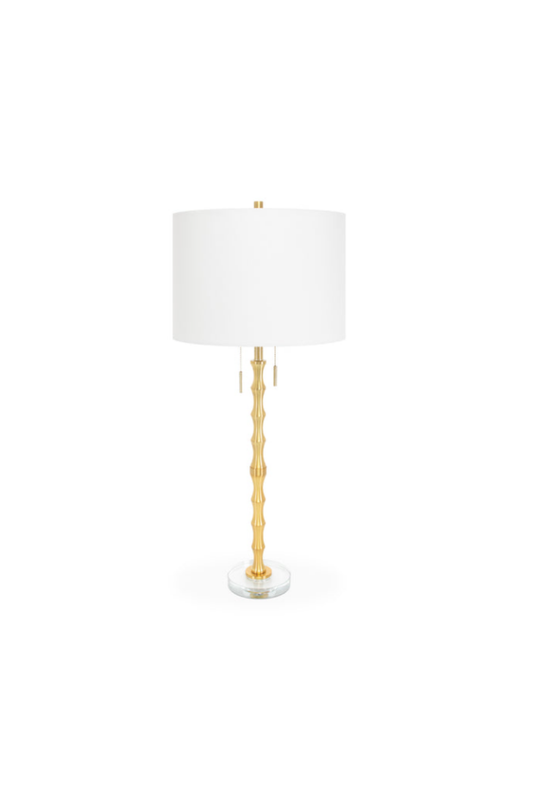 Brass Bamboo Table Lamp