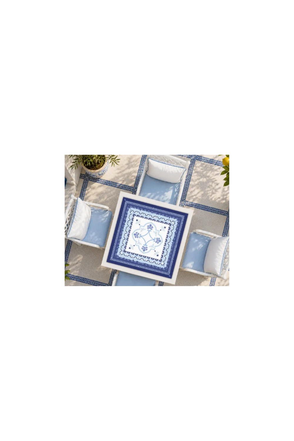 Amalfi Coast Mahjong Mat
