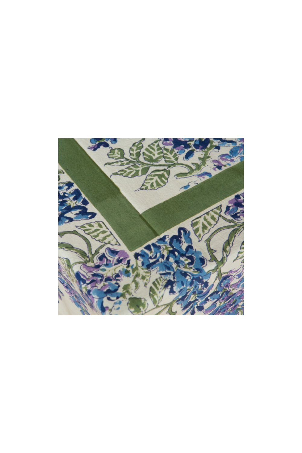 Wisteria Blue & Green Tablecloth - 59"x59"