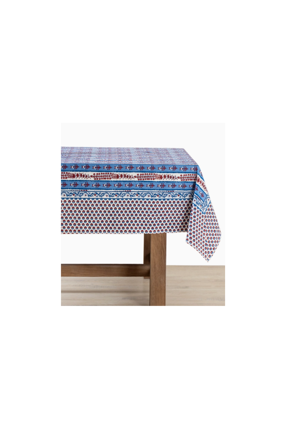 Provence Avignon Red & Blue Tablecloth - 59"x59"