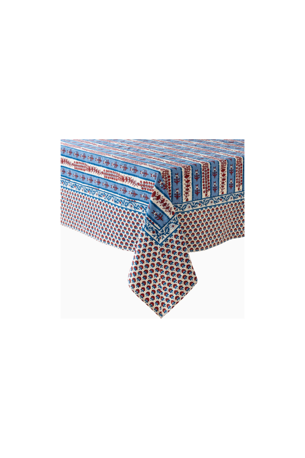 Provence Avignon Red & Blue Tablecloth - 59"x59"
