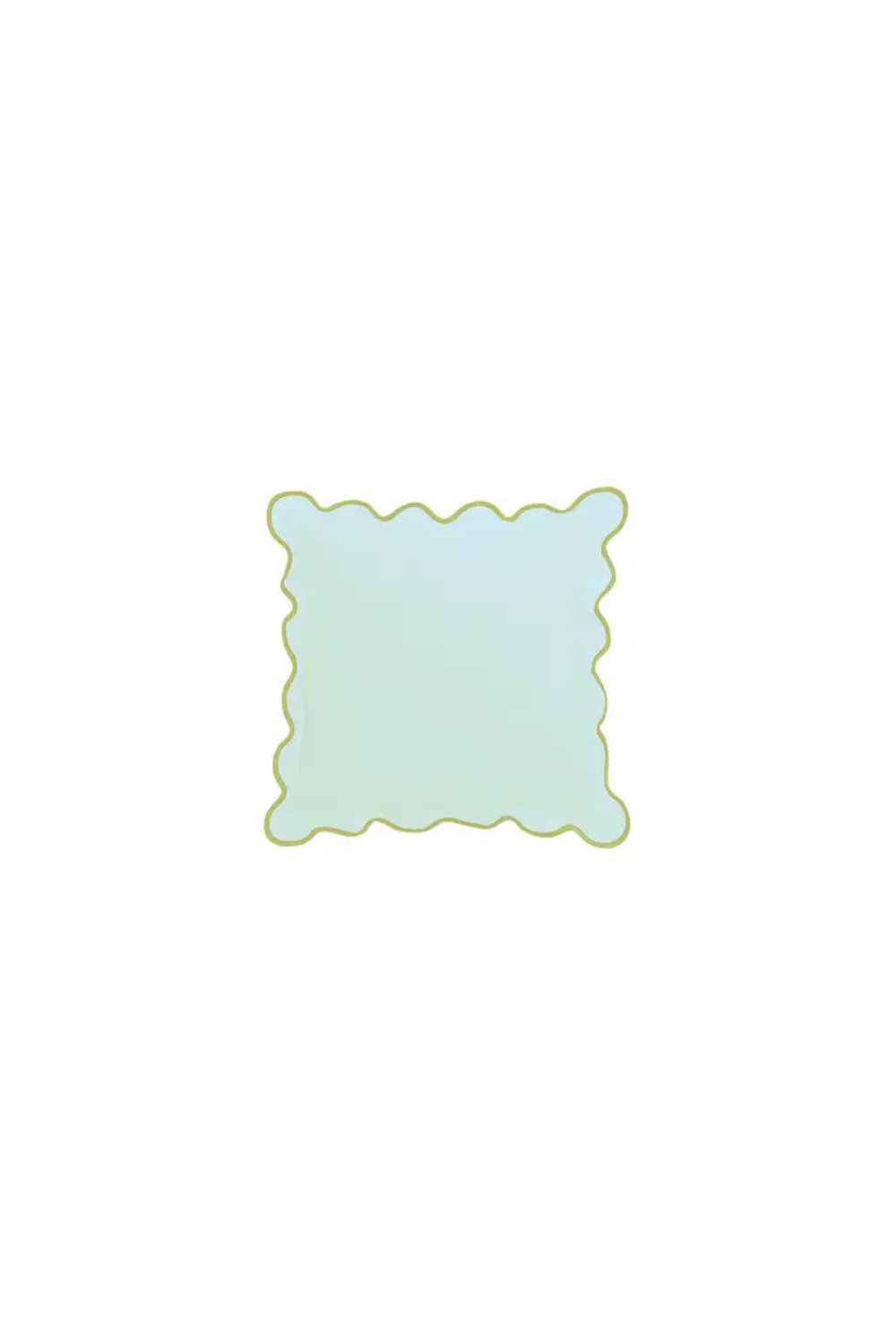 Charlotte Scalloped Linen Pillow 18"x18"