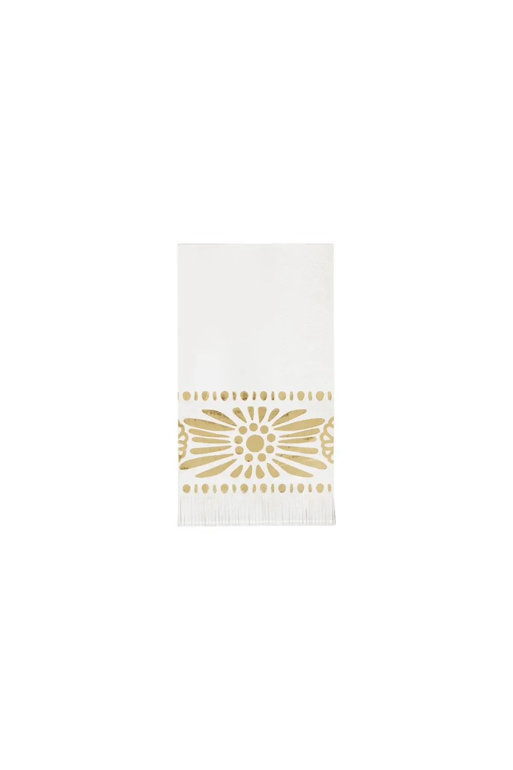 Gold Detail Paper Guest Napkins - 20 Pack
