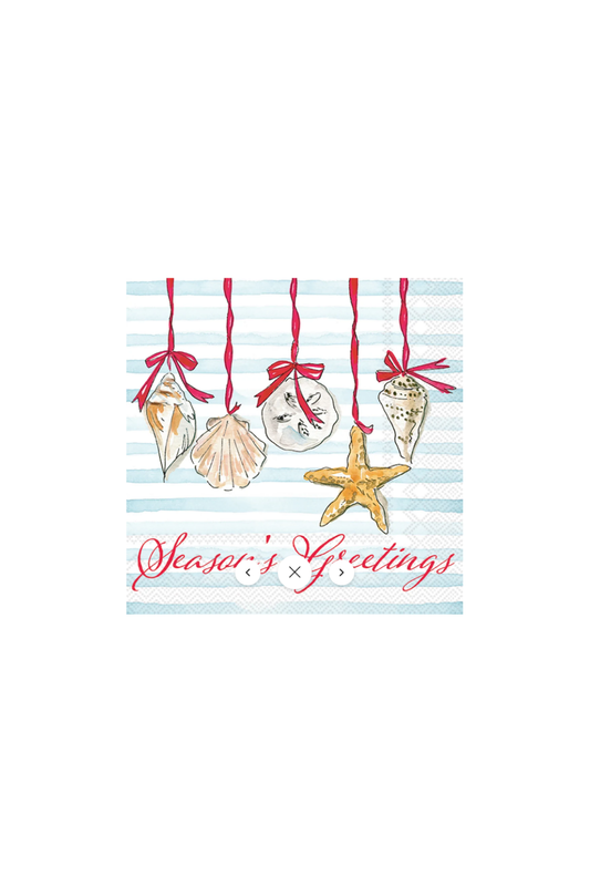Season's Greetings Cocktail Napkins - 20 Pack