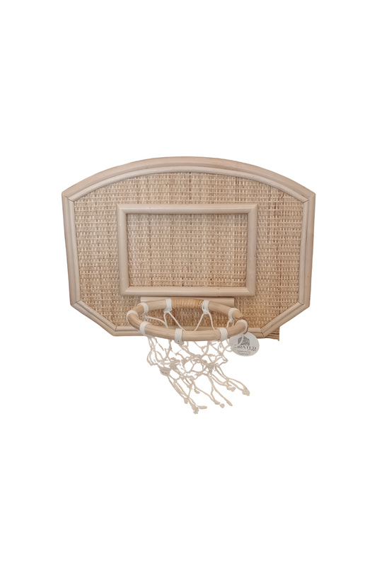 Rattan Child's Basketball Hoop