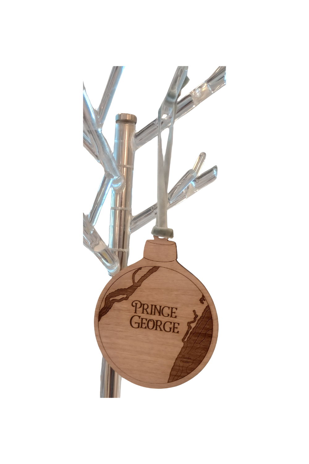 Prince George Wooden Ornament