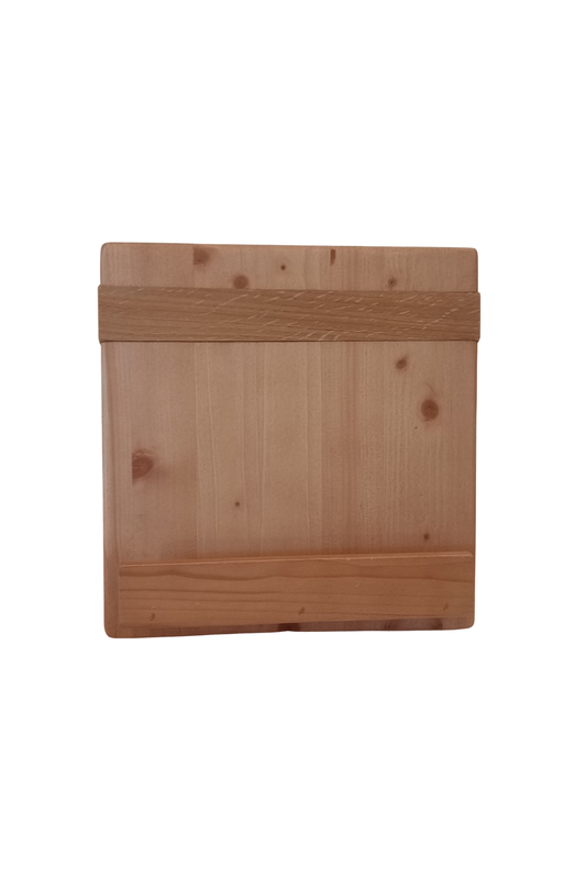Natural and White Cookbook/ iPad Stand