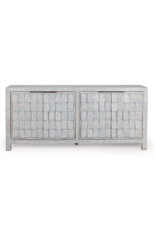 Gama 4 Door Cabinet Blue Washed