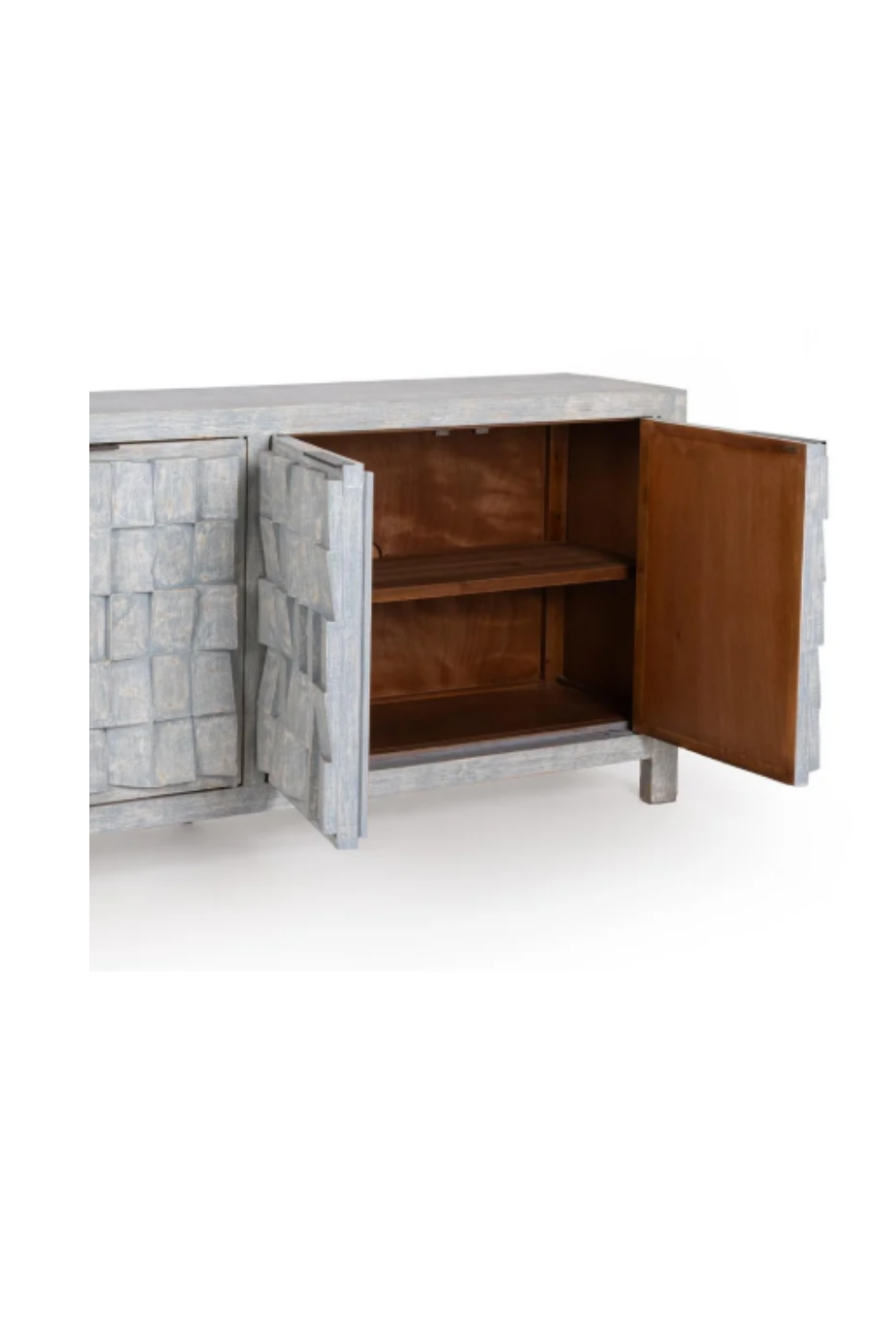 Gama 4 Door Cabinet Blue Washed